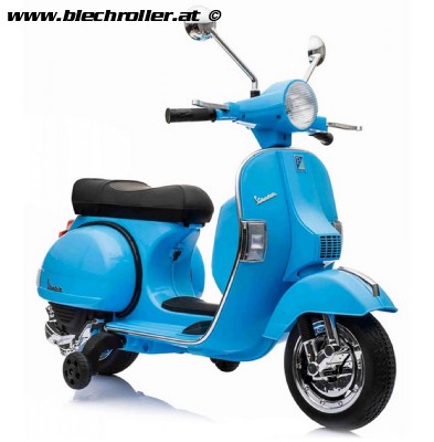 Kinderroller Vespa PX elektrisch 12V - Blau