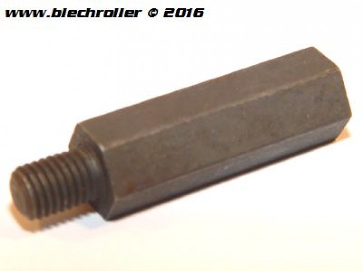 Distanzmutter M9x42mm, Sechskant, Stoßdämpfer hinten, für Vespa 125-150 Super für Vespa 125 GT/GTR/TS/150 Sprint/V/180-200 Rally