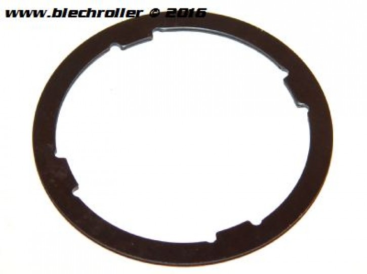 Distanzscheibe Getriebe, 4 Nasen - Höhe 1,35mm für Vespa 50 2°/L/R/S 2°/SR/SS/90 2°/100/125/PV/ET3/PK50-125/XL/XL2/PX80-200 E Lusso 2°/'98'MY/'11/T5..