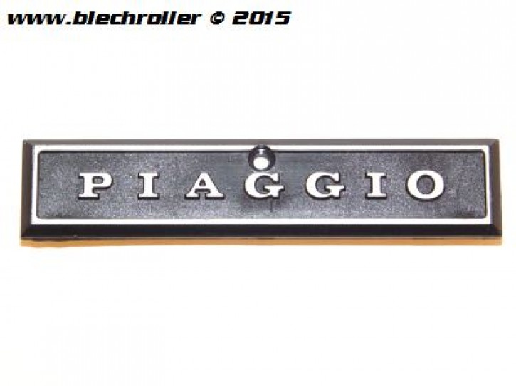 Schriftzug "PIAGGIO", Kaskade für Vespa P80-150X/PX80-200E/Lusso 1°/P150S/P200E