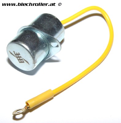 Kondensator EFFE für Vespa 90/R/SS/100/125/PV/150 Sprint V, 50 N/L/R/Special/SR/SS (D), mit Befestigung