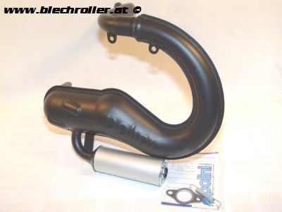 * Rennauspuff POLINI Banane / Schnecke für Vespa PK50/S/SS/XL/XL2/XLS/HP/FL/N/Rush