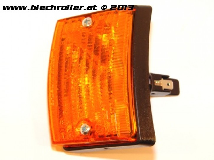 Blinker PIAGGIO vorne/links - komplett, für Vespa PK 50-125 S/SS /Lusso/Automatica - Gelb