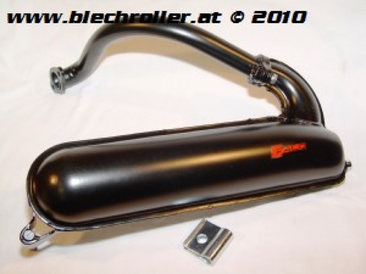 Auspuff ET3 Banane FACO für Vespa V50/N/R/S/Special/SR/SS, schwarz - Standard