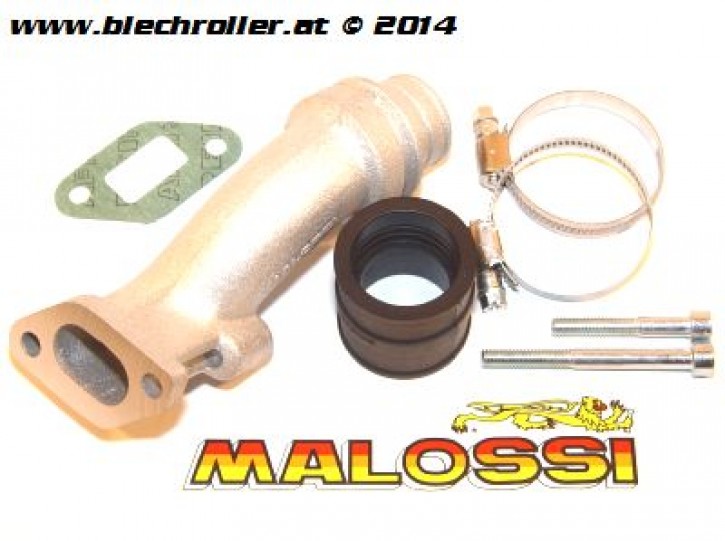 Ansaugstutzen MALOSSI 24mm für Vespa 50-125 /PV/ET3 - mit Gummi