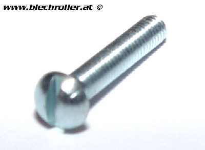 Schraube Hupe M3x14 mm, Flachkopf, Schlitz, PASCOLI für Vespa 125 VNB3-6/150 VBA/VBB/GS VS1-5/160 GS