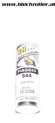 Lackstift Vespa GTS Piaggio 544 Weiss (montebianco) - 12ml