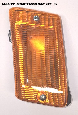 Blinker SIEM hinten/links - komplett, für Vespa PK50-125 XL/RUSH/XL2/N/FL/HP - orange