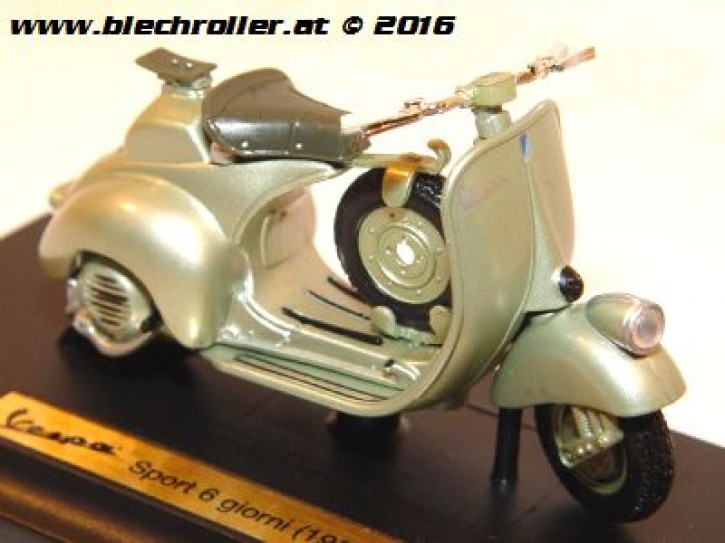 Roller Modell 1:18 Vespa Sport 6 Giorni 1952 grün von Maisto 