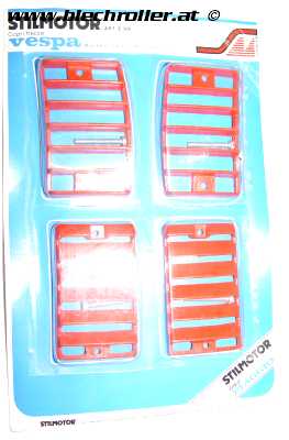 Blinkergitter rot für Vepsa PK 50-125 S - RETRO ORIGINALVERPACKT - Restposten