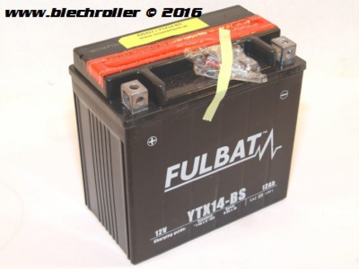 Batterie Fulbat 12V/12Ah YTX14-BS - vorgeladen