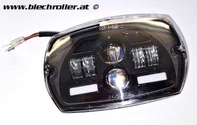 * Scheinwerfer ITALKAST LED Scheinwerfer trapezförmig für Vespa 50 Special/Elestart