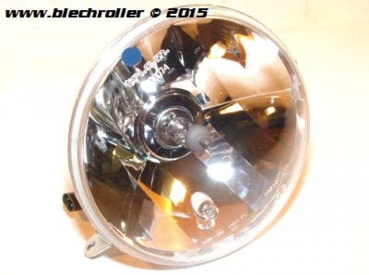 Scheinwerfer PIAGGIO rund für Vespa PX '98/MY/'11, passt auch für Vespa PX80-200/PE/Lusso/125 GTR/TS/150 SprintV/180-200 Rally