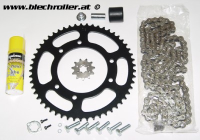 Antriebssatz 420 Derbi Senda R DRD 2011-, Aprilia RX 2011-, Gilera RCR 2011-