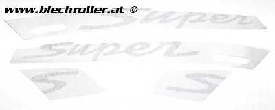 Aufkleberdekorset PIAGGIO "Super" für Vespa GTS Super Sport 125/300ccm