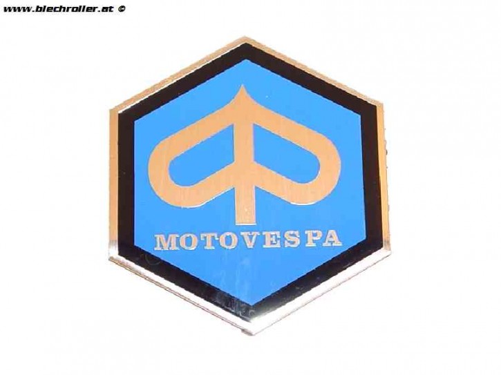 Schriftzug Kaskade Motovespa Sechseck für Motovespa 150 Sprint (S66), Motovespa 150 GS (G67), Motovespa 160 (E70)