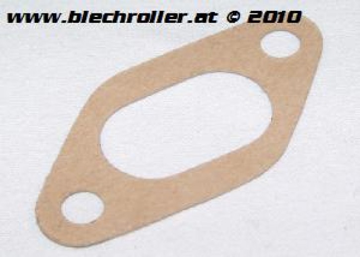 Dichtung Ansaugstutzen/Motor, 2 Loch für Vespa 50-125/PV/ET3/PK50/S/SS/80-125/S/Elestart