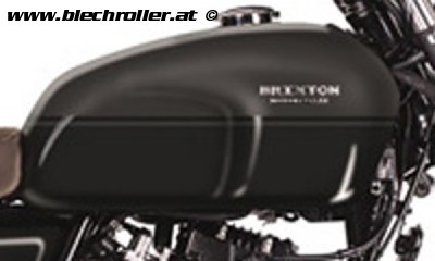 Tank für Brixton Cromwell 125 Euro5 - Schwarz glänzend/Schwarz matt