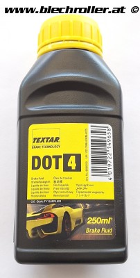 Bremsflüssigkeit Textar DOT 4 - 250ml Flasche