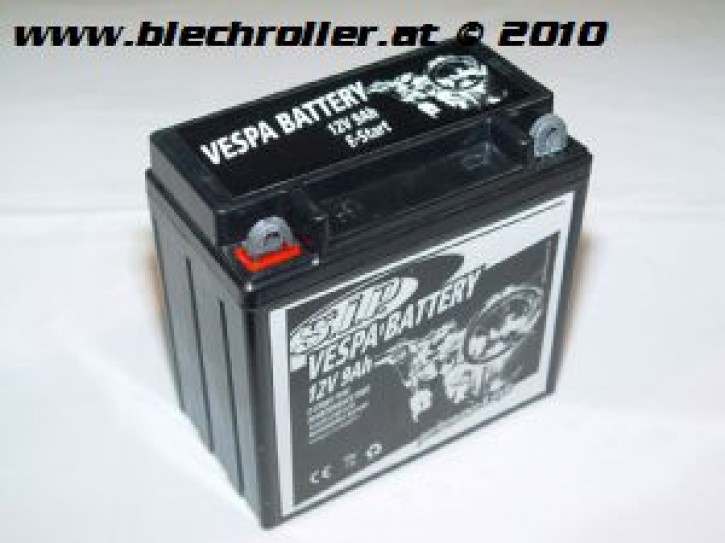 Batterie 12V/9Ah YB9-B - vorgeladen/einsatzbereit