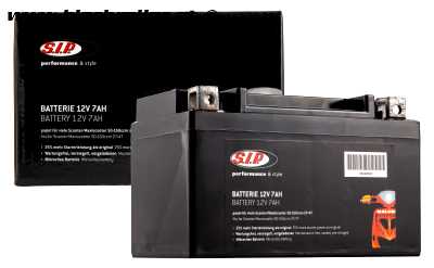 Batterie SIP 12V/7Ah, Typ: YTX7A-BS - vorgeladen/betriebsbereit