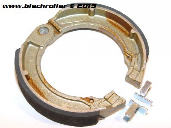 Bremsbeläge 8 Zoll NEWFREN, 1 Aufnahmen - hinten für Vespa 125 V1-33/VM/VN/VNA/VNB1-3T/150 VL/VB/VBA/VBB1T/VGL1