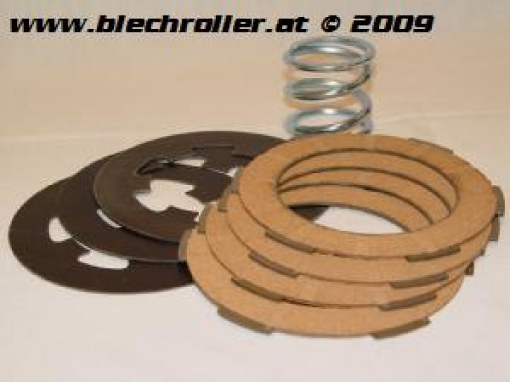 Kupplungsbeläge 4-Scheiben verstärkt für Vespa V50/V90/SS50/SS90/PV125/ET3/PK50/PK80/PK50 S/PK80 S/PK125 S/PK50 XL/PK125 XL/ETS/PK50 HP/PK50 SS