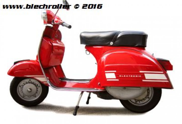 Aufkleberdekorset "Electronic" Vespa Rally 200 - weiß