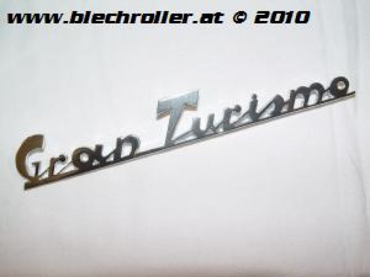 Schriftzug "Gran Turismo" chrom, Heck/schräg