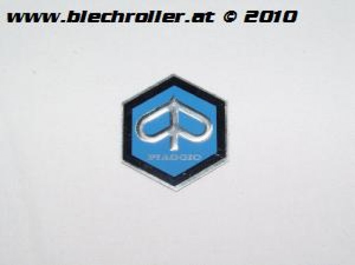 Emblem "PIAGGIO“ 6-Eck Kaskade für Vespa 50 N/S 1966 -> L/R/S/Special/90 R/125 PV/ET3 - klein