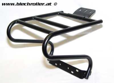 Gepäckträger/Kofferträger hinten klein für Vespa PX/PE/Lusso/T5 /LML Star Deluxe 2T/4T Handschaltung - Schwarz