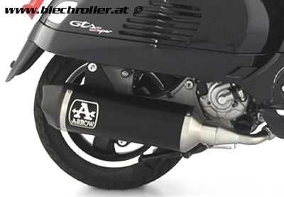 * Rennauspuff ARROW Urban für Vespa GTS/GTS Super/GTV 300ccm HPE (`20-) Euro5