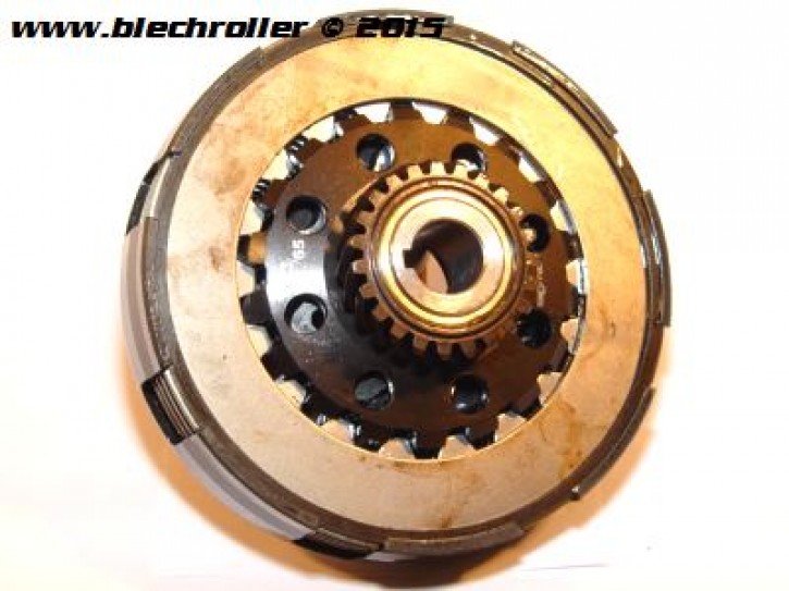 Kupplung -BGM Pro Superstrong 2.0 Ultralube TOURING Alu, 10-Federn, Typ Cosa2- Vespa Cosa2, PX (ab Bj. 1995) - 23 Zähne für 64/65 Primär