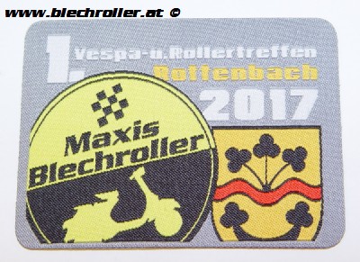 Aufnäher 1. Vespa-u.Rollertreffen Rottenbach 2017