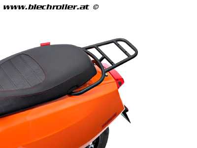 Kofferträger/Gepäckträger hinten Schwarz für Lambretta V-Serie 50/125/200