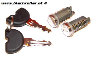 Schließzylinder Zündung/Sitzbank für Vespa ET2/ET4/LX/LXV/S 50ccm 2T/4T