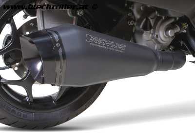 Rennauspuff REMUS RS 1.0 Black Edition für Vespa GTS/GTS Super/GTV 300ccm HPE (`20-) Euro5