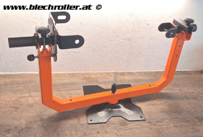 Motorständer Vespa Small & Largeframe eckig - 2.0 mit Fixierung