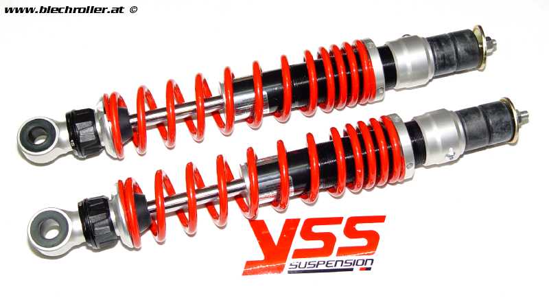 Stoßdämpfer YSS TR hinten für Vespa GTS/GTS Super/GTV/GT 60/GT/GT L 125- 300ccm - Fahrwerk SPORT - komfortabel