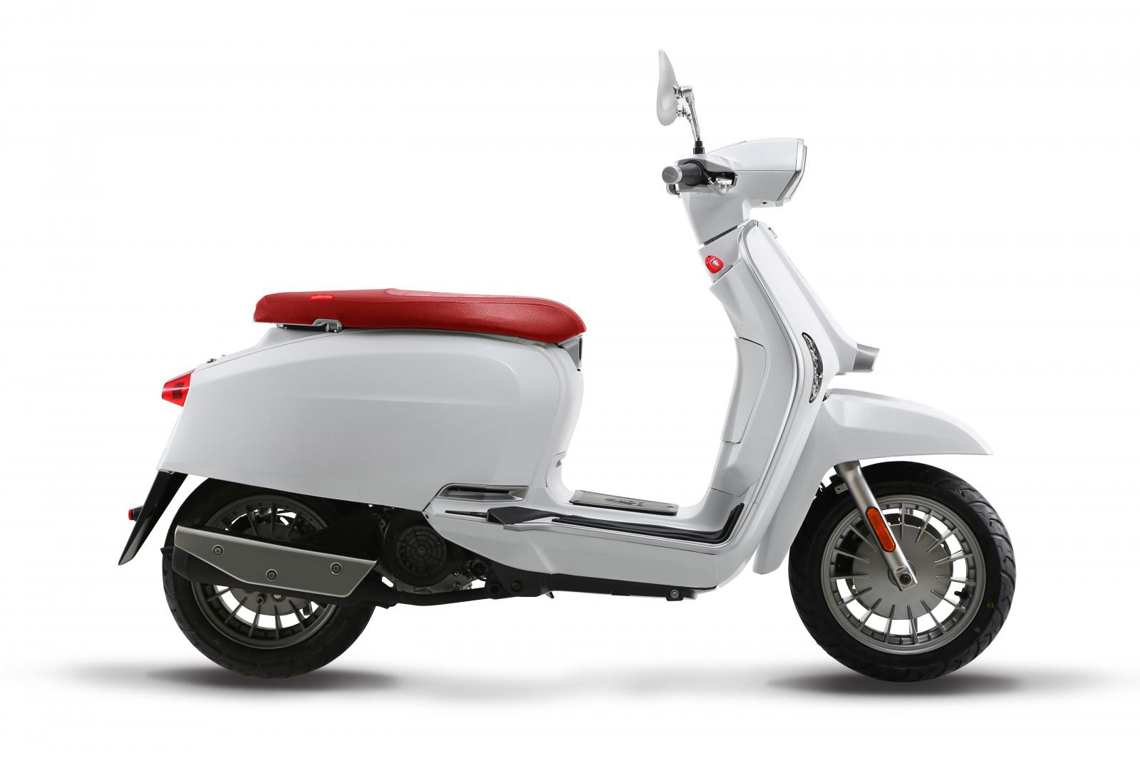 Lambretta V50 Gepäckträger  . Grijs , Oranje , Blauw , Mat Grijs , Zwart Cilinderinhoud: